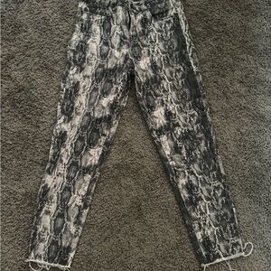 Zara Snake Print Jeans